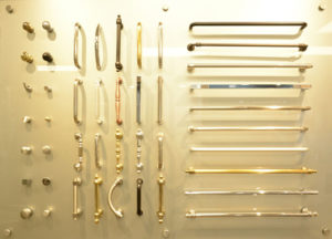Choose from a wide assortment of hardware types including different finishes and styles like knobs and handles.