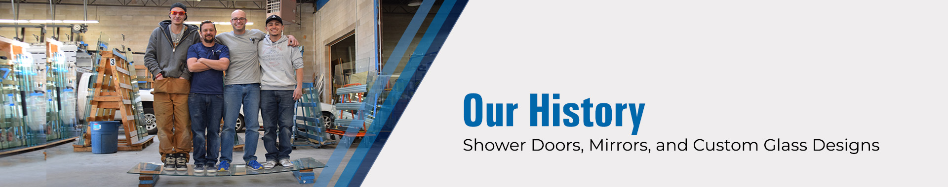 L&L Glass Our History banner